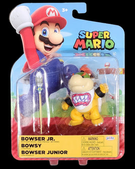 Jakks Pacific Super Mario Bowser Jr. with Paint Brush Action Figure