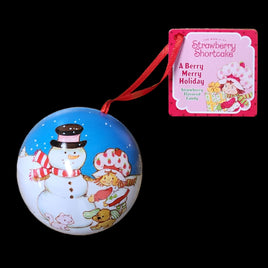 Strawberry Shortcake A Berry Merry Holiday Strawberry Candy Berries Ornament Tin