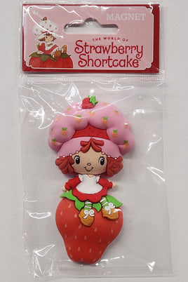 Monogram Strawberry Shortcake on Strawberry 3D Foam Magnet