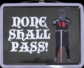 Factory Entertainment Monty Python and the Holy Grail Black Knight Tin Tote Lunchbox