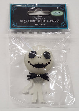 Monogram Nightmare Before Christmas Jack Skellington Glow in the Dark 3D Foam Magnet