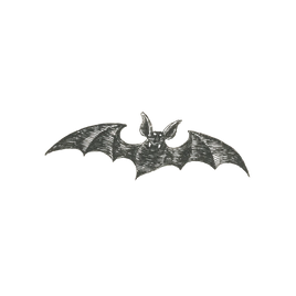 Tattly Edward Gorey Vampire Bat Temporary Tattoos