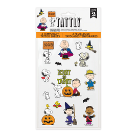 Tattly Peanuts Halloween Temporary Tattoos