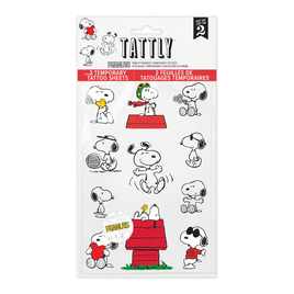 Tattly Peanuts Snoopy Temporary Tattoos