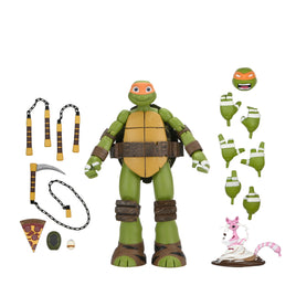 NECA Teenage Mutant Ninja Turtles (2012 Cartoon) Michelangelo Ultimate 7" Scale Action Figure