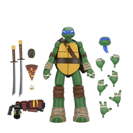 NECA Teenage Mutant Ninja Turtles (2012 Cartoon) Leonardo Ultimate 7" Scale Action Figure