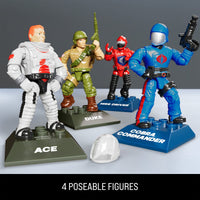 
              MEGA GI Joe HYL43 Skystriker XP-14F vs Cobra HISS Construction Set
            