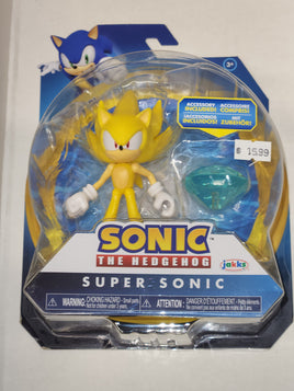 Jakks Pacific Sonic the Hedgehog Super Sonic with Chaos Emerald Action Figure