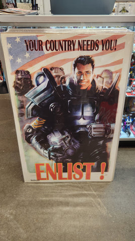 Fallout 4 ENLIST! Propaganda Poster