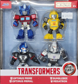 Jada Metalfigs Transformers 2.5" Diecast Figurine 4-Pack