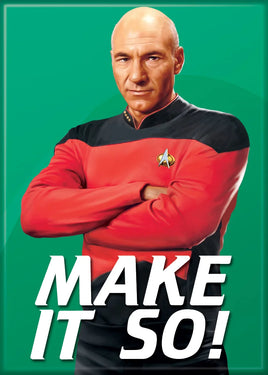 Star Trek: The Next Generation Captain Picard Make It So! Magnet