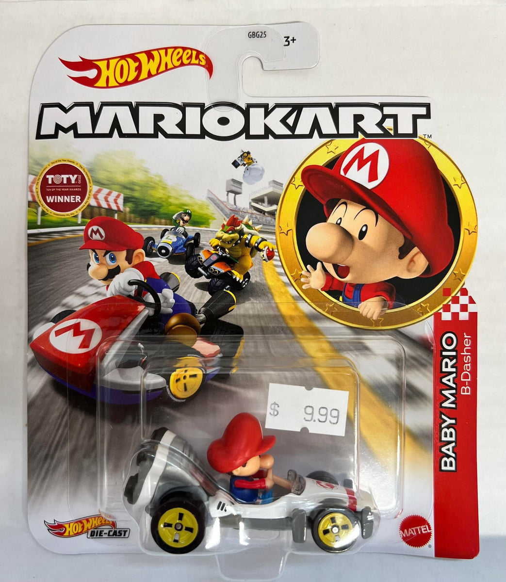 Hot Wheels Mario Kart Baby Mario (B-Dasher)| St. Mark's Comics