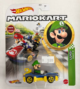 Hot Wheels Mario Kart Luigi (Mach 8)