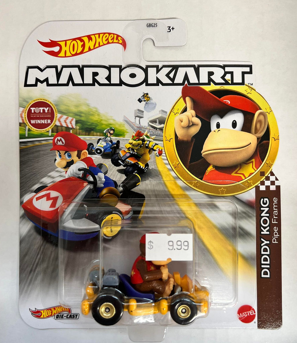 Hot Wheels Mario Kart Diddy Kong (Pipe Frame) St. Mark's Comics