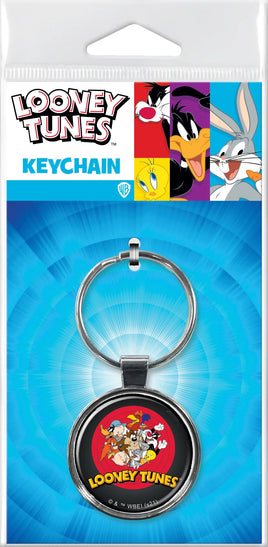 Looney Tunes Group Logo Keychain