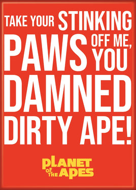 Planet of the Apes "Stinking Paws" Magnet