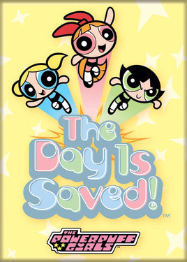 Powerpuff Girls The Day Is Saved! Magnet