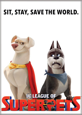 DC League of Super-Pets Movie Poster Magnet
