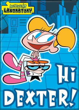 Dexter's Laboratory Dee Dee Hi Dexter! Magnet