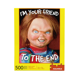 Child's Play Chucky I'm Your Friend to the End 500 pc Jigsaw Puzzle