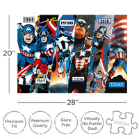 
              Captain America Timeline 1000 pc Jigsaw Puzzle
            