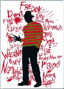 Nightmare on Elm Street Freddy Silhouette Magnet