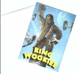 King Wookiee Greeting Card