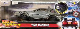 Jada Hollywood Rides Back to the Future II 1:24 Scale DeLorean Time Machine