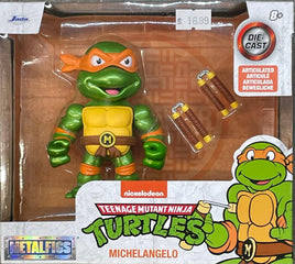 Jada Metalfigs Teenage Mutant Ninja Turtles Michelangelo 4" Diecast Figurine