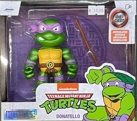 Jada Metalfigs Teenage Mutant Ninja Turtles Donatello 4" Diecast Figurine