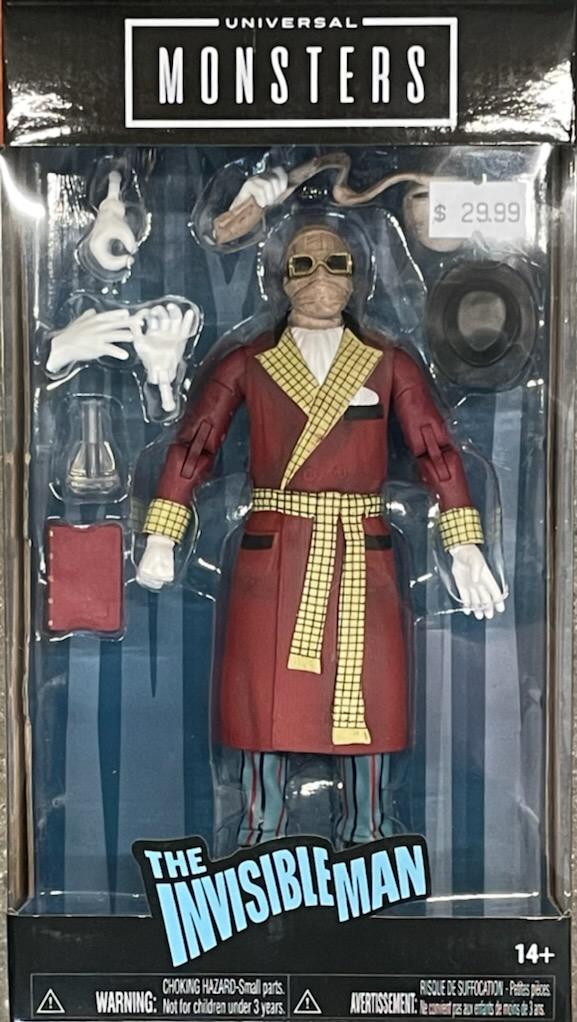 universal studios monsters figures Jada Toys Universal Monsters The Invisible Man Action Figure| St. Mark's Comics