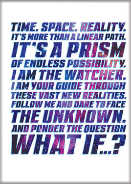 Marvel's What If? TV Show Opening Quote Magnet