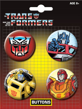 Transformers Autobots Button Set