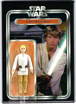 Star Wars Vintage Kenner Luke Skywalker Action Figure Packaging Art Magnet