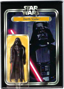 Star Wars Vintage Kenner Darth Vader Action Figure Packaging Art Magnet