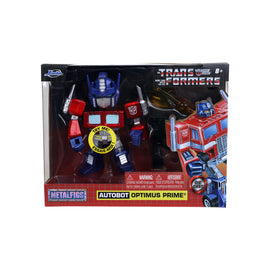 Jada Metalfigs Transformers G1 Light-Up Optimus Prime 4" Diecast Figurine