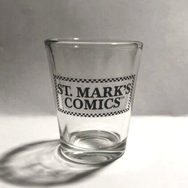 Classic St. Mark's Comics® Logo Shot Glass