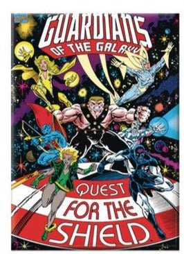 Guardians of the Galaxy Quest for the Shield Cover Art Magnet