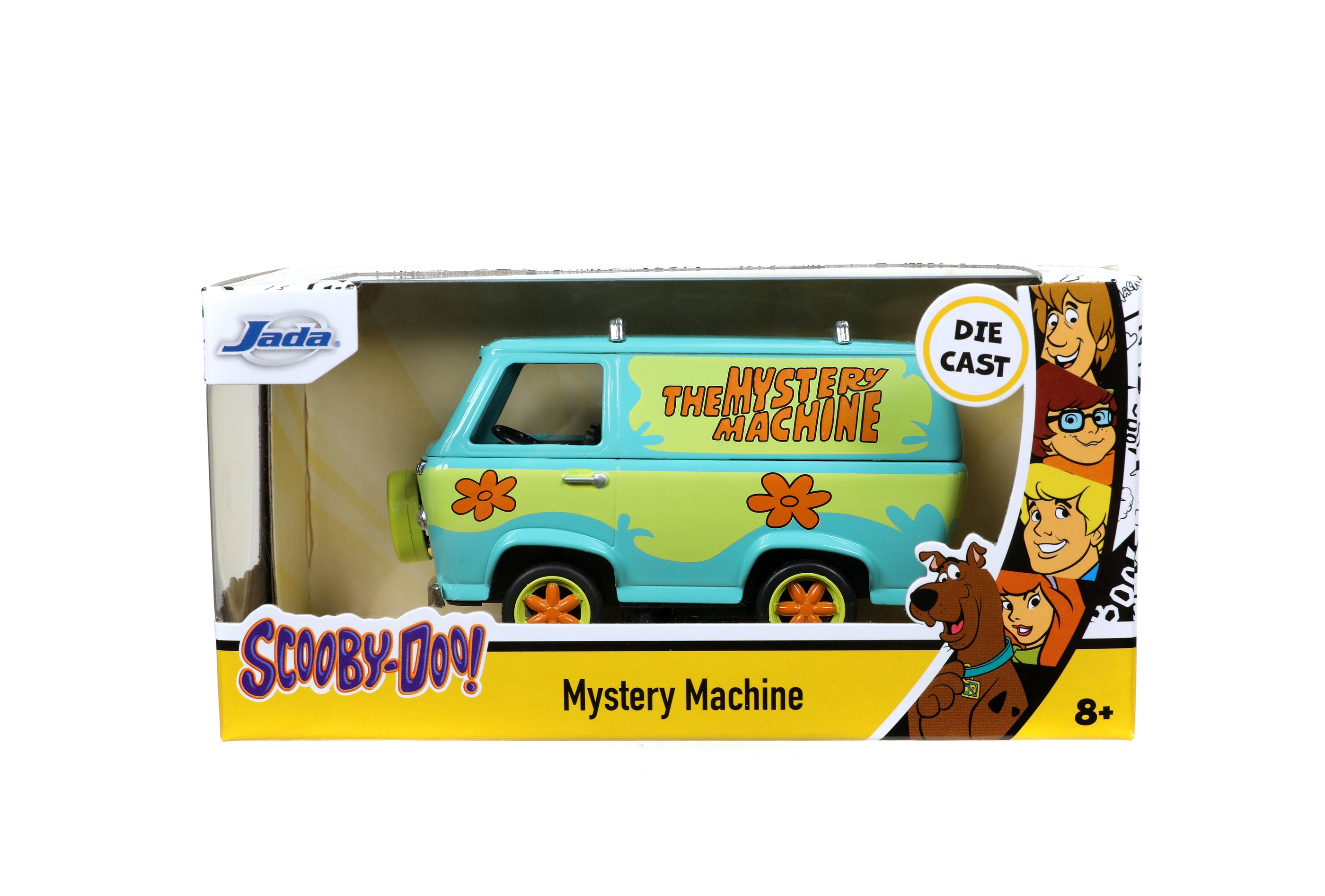 Jada 1/24 Scale Model Car - The Mystery Machine with Shaggy Scooby-Doo