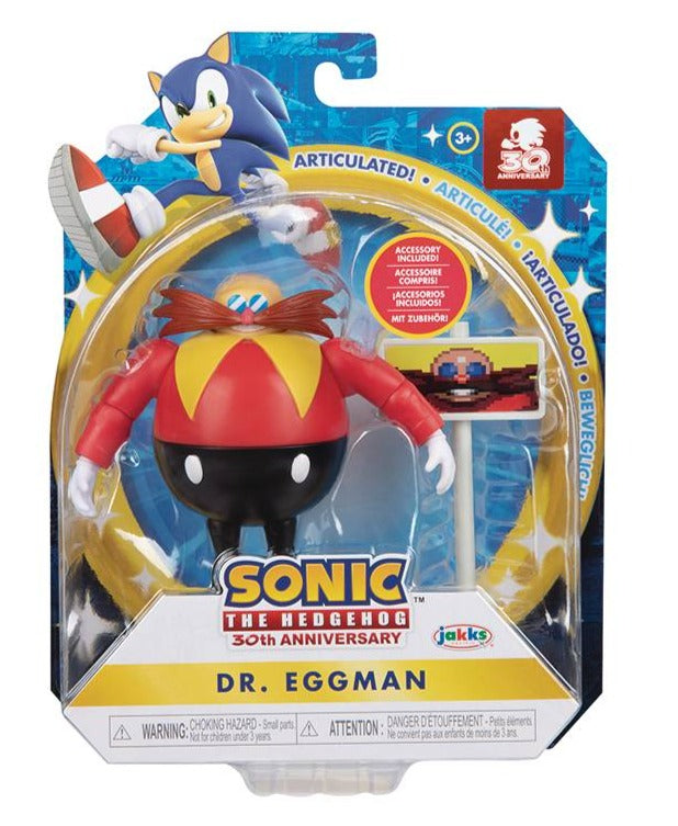 Jakks Pacific Sonic the Hedgehog 30th Anniversary Dr. Eggman Action Fi ...