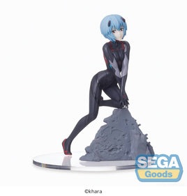 Sega SPM Super Premium Evangelion Rei Ayanami (Black Suit) Figurine