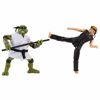 
              Playmates Teenage Mutant Ninja Turtles Vs. Cobra Kai Donatello vs Johnny Lawrence 2-Pack
            