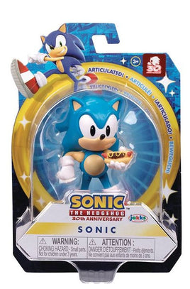 Jakks Pacific Sonic the Hedgehog 30th Anniversary Sonic with Chili Dog 2.5" Action Figure