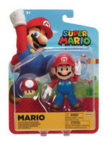 
              Jakks Pacific Super Mario Mario with Super Mushroom Action Figure
            