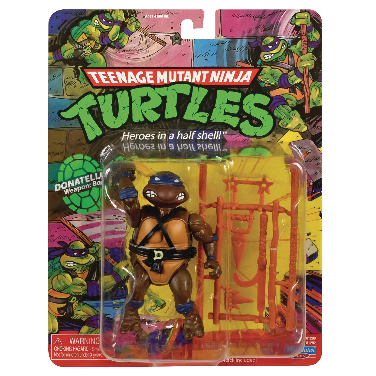 Playmates Teenage Mutant Ninja Turtles Original Donatello Action Figure