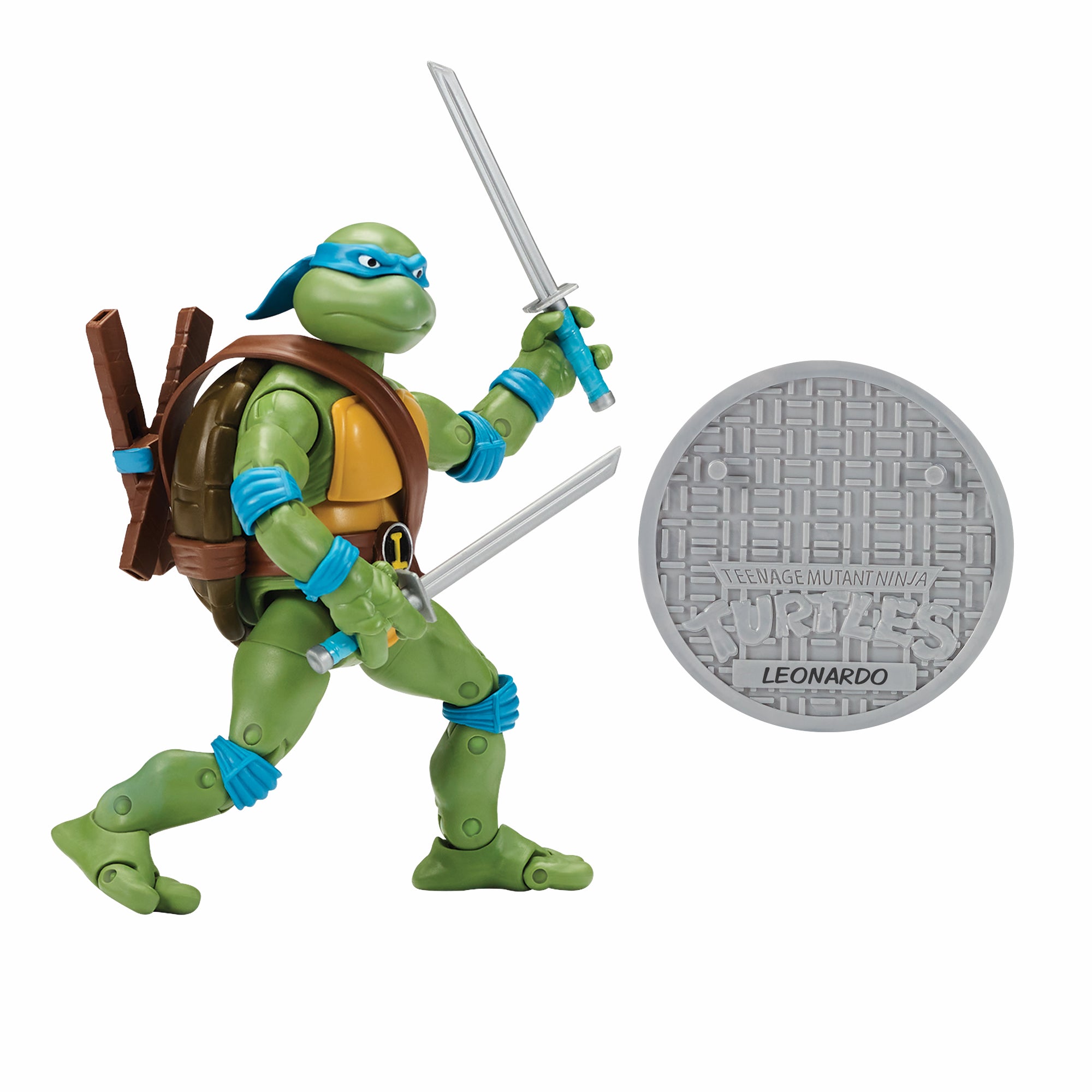 Playmates Teenage Mutant Ninja Turtles Leonardo vs Rocksteady 2