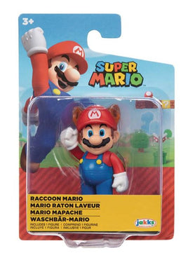 Jakks Pacific Super Mario Raccoon Mario 2.5in Figurine