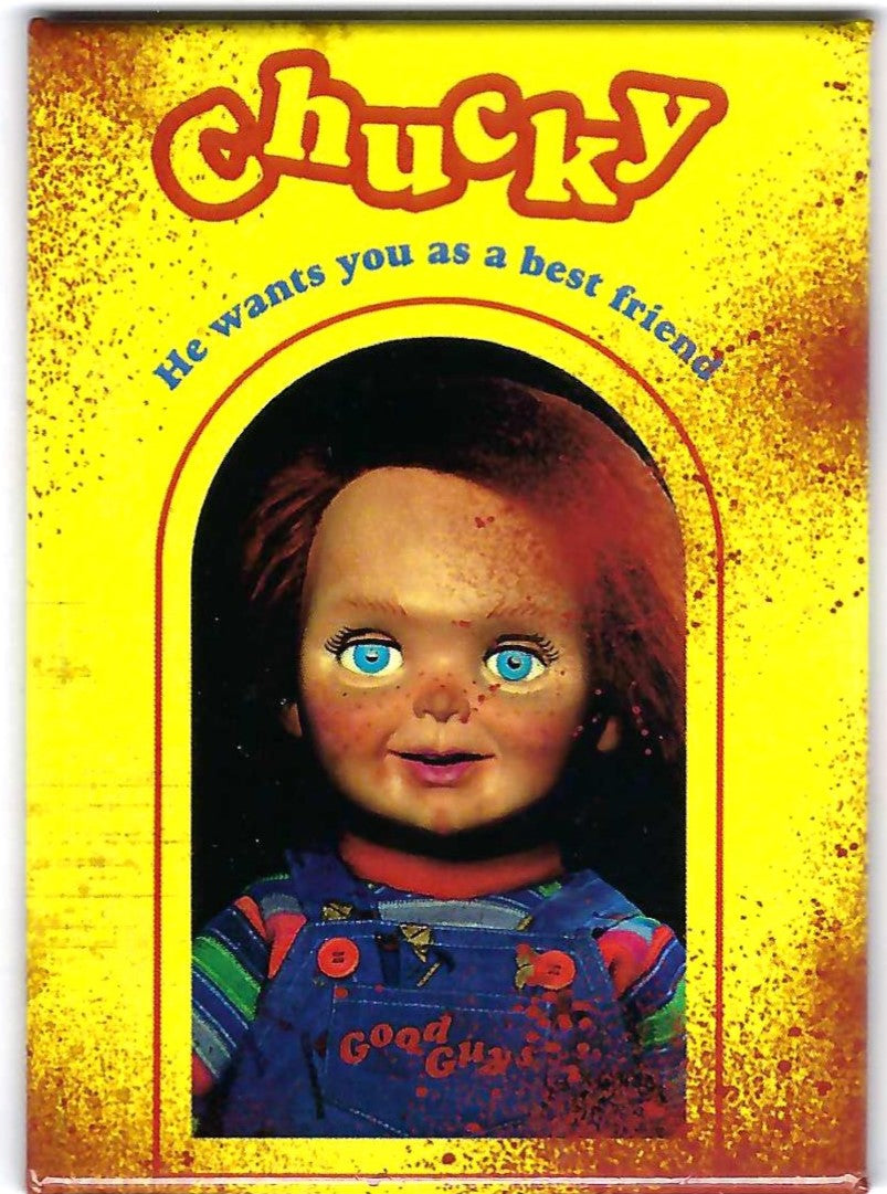 Chucky Good Guys Doll Box Art Magnet| St. Mark's Comics