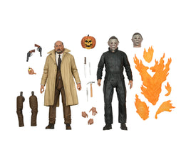 Neca Reel Toys Halloween II Ultimate Michael Myers & Dr Loomis Action Figure 2-Pack