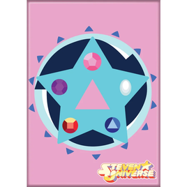 Steven Universe Star With Gems Magnet